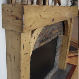 Beam and Brace - Fireplace Mantels