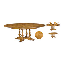 Large Oak Jupe Dining Table in Honey - Dining Tables