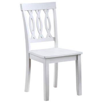Naples Side Chair White Set of 2