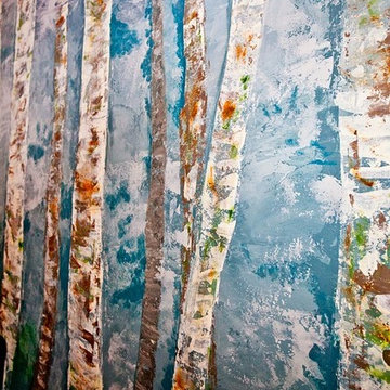 Birch Tree Mural
