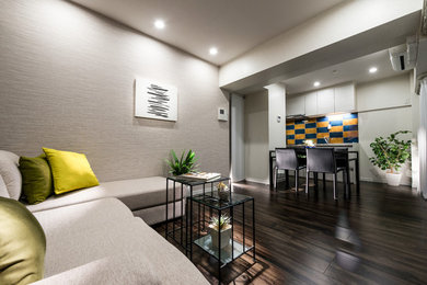 Living room - living room idea in Tokyo