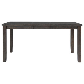Willow Creek Distressed 78 Extension Solid Pine Counter Height Table,...