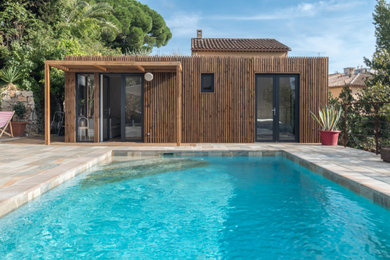 Pool house sur mesure, 30 m² de plain-pied