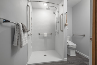 Inspiration for a transitional bathroom remodel in Columbus