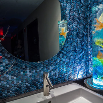 Sea Core Bubble Tube, Bathroom Display