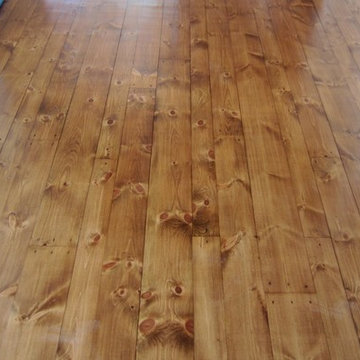Sagaponack: Eastern White Pine with Early American stain and Bona Traffic