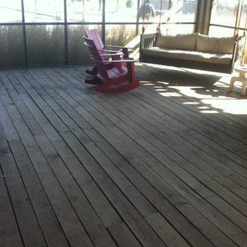 White oak porch decking