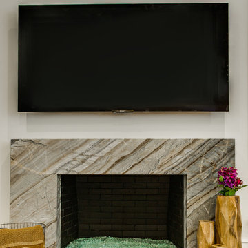 Corteccia Kitchen and Fireplace