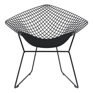 Zenithen Black Hexagon Bungee Chair For Dorm, Bed, Living Room, 32 (Pack  of 1) 