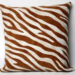 Zebra Indoor / Outdoor Pillow - Decorative Pillows