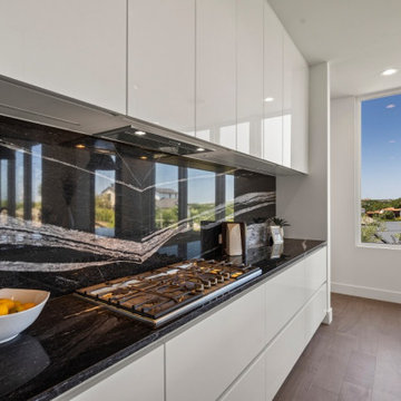 High-Gloss White Kitchen Cabinets — Cabinet Nest Austin, TX