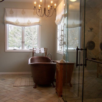 Elegant Rustic Master Bathroom