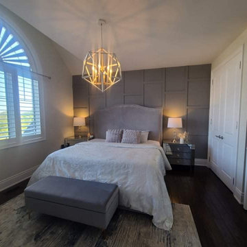 Asymmetrical Accent Wall