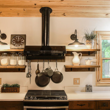 Log Cabin Little Mountain Kitchen