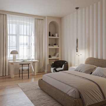 calm beige bedroom