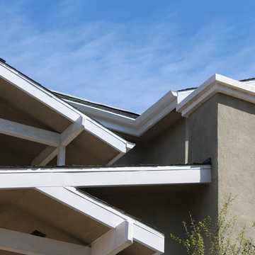 White Fascia Wrap, Angle Face Gutters with Stain Guard, Redondo Beach