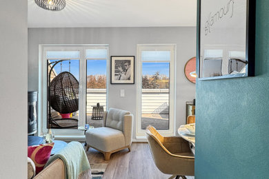 Modernes Wohnzimmer in Hamburg