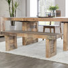 Norman Reclaimed Pine 55inch Bench Distressed Natural by Kosas Home