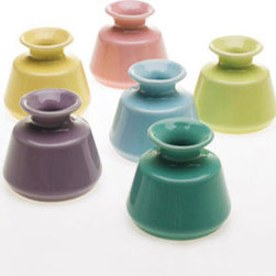 Petite Ceramic Vases - Set of 6 - Vases