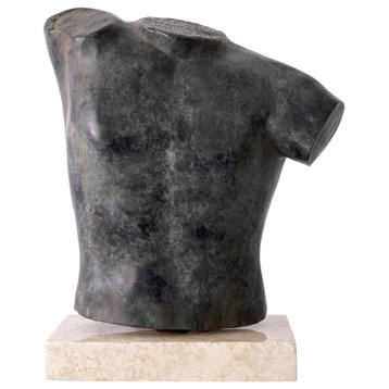 Antique Bronze Torso Sculpture | Eichholtz Agathos