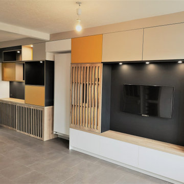 HABILLAGE MURAL - ESPACE BUREAU/TELEVISION