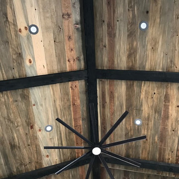 Contemporary Shiplap Ceiling
