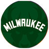 NBA Padded Swivel Bar Stool, Fade, Milwaukee Bucks