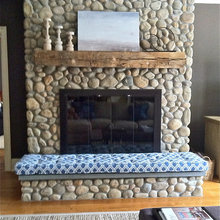 Fireplace wall