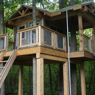 Custom Modern Rustic Tree House