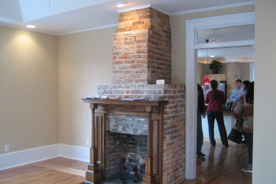 Inspiration for a timeless living room remodel in Other