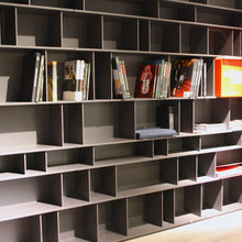 closets and bookshelves