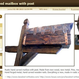 Rustic mailbox - Mailboxes