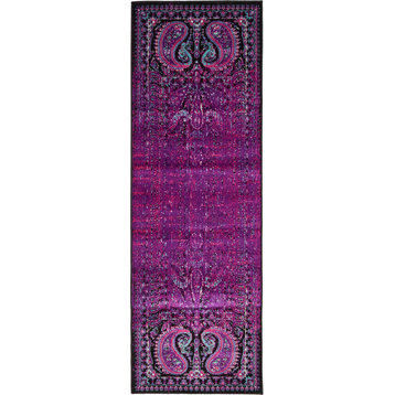 Unique Loom Lilac Imperial Anatolla 2' 0 x 6' 0 Runner Rug