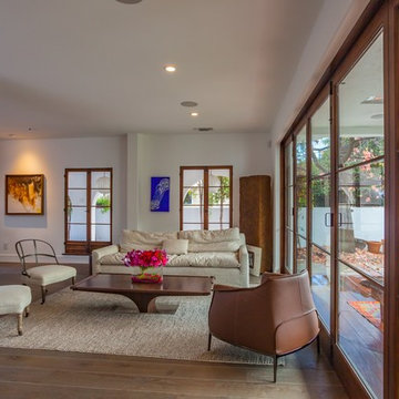 Living Room Opening to the Garden Terrace