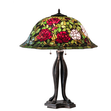 30 High Tiffany Rosebush Table Lamp