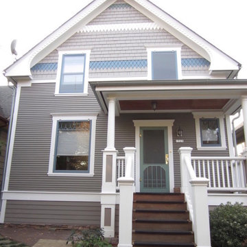 Historic Home exterior custom molding installation by Master Carpenter Westbrook