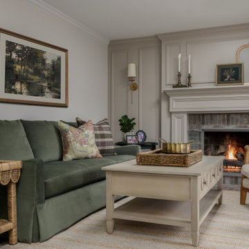 Modern English Kitchen & Family Room