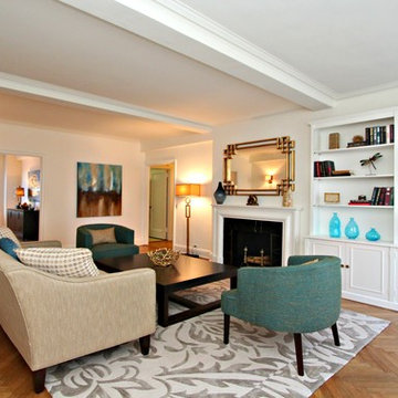 NYC Living/Family/Den Rooms by Designed to Appeal