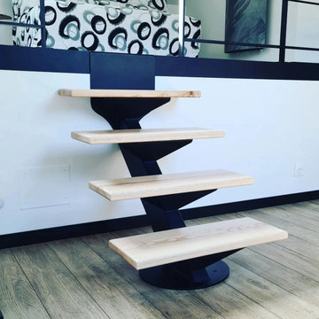 Petit escalier et garde-corps