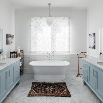 06 - Contemporary Craftsman (with a twist) Master Bathroom