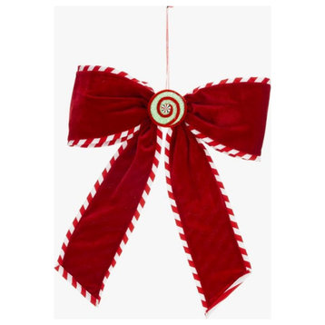 Mark Roberts 2021 Christmas Bow 18" Red, Large