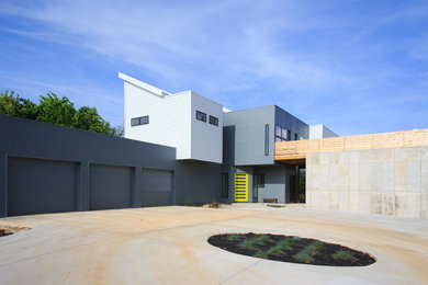 Example of an exterior home design in Other