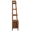 Modway Bixby 20.5" Particleboard and MDF Wood Bookshelf in Walnut