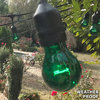 Premium Weatherproof Indoor/Outdoor String Lights 96' Strand, Green Bulbs