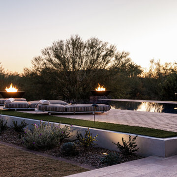 Paradise Pool and Outdoor Living Landscape on Paradise Valley