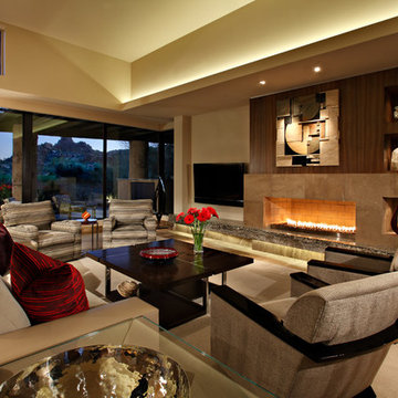 Scottsdale Modern Remodel: Living Room