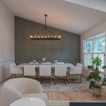 Sleek Elegance: Slim Shaker Cabinet Kitchen Renovation