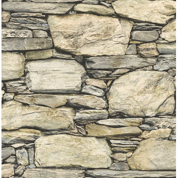 2701-22317 Stone Wall Wheat Historic Wallpaper Non Woven Modern Style