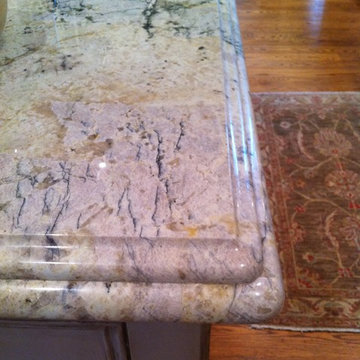Laminated Edge-Ogee over Half Bullnose