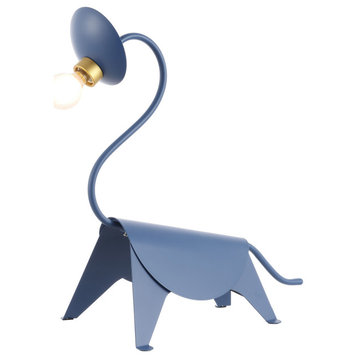 JONATHAN Y Lighting JYL7133 Bradley 16" Tall LED Animal - Blue